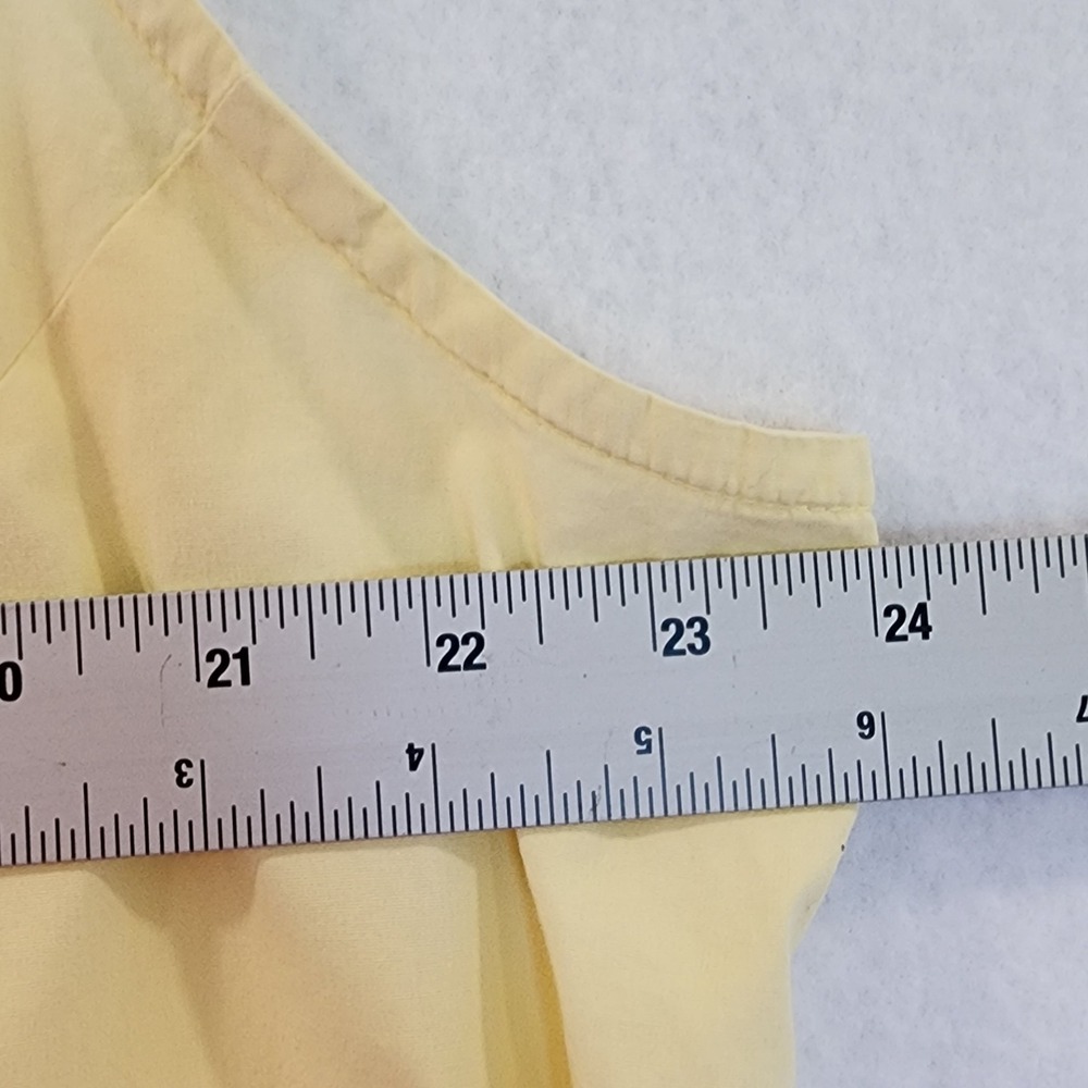 Tommy Hilfiger Women Yellow Sleeveless Stretch Button Down Shirt Plus Size 20 - Picture 6 of 7